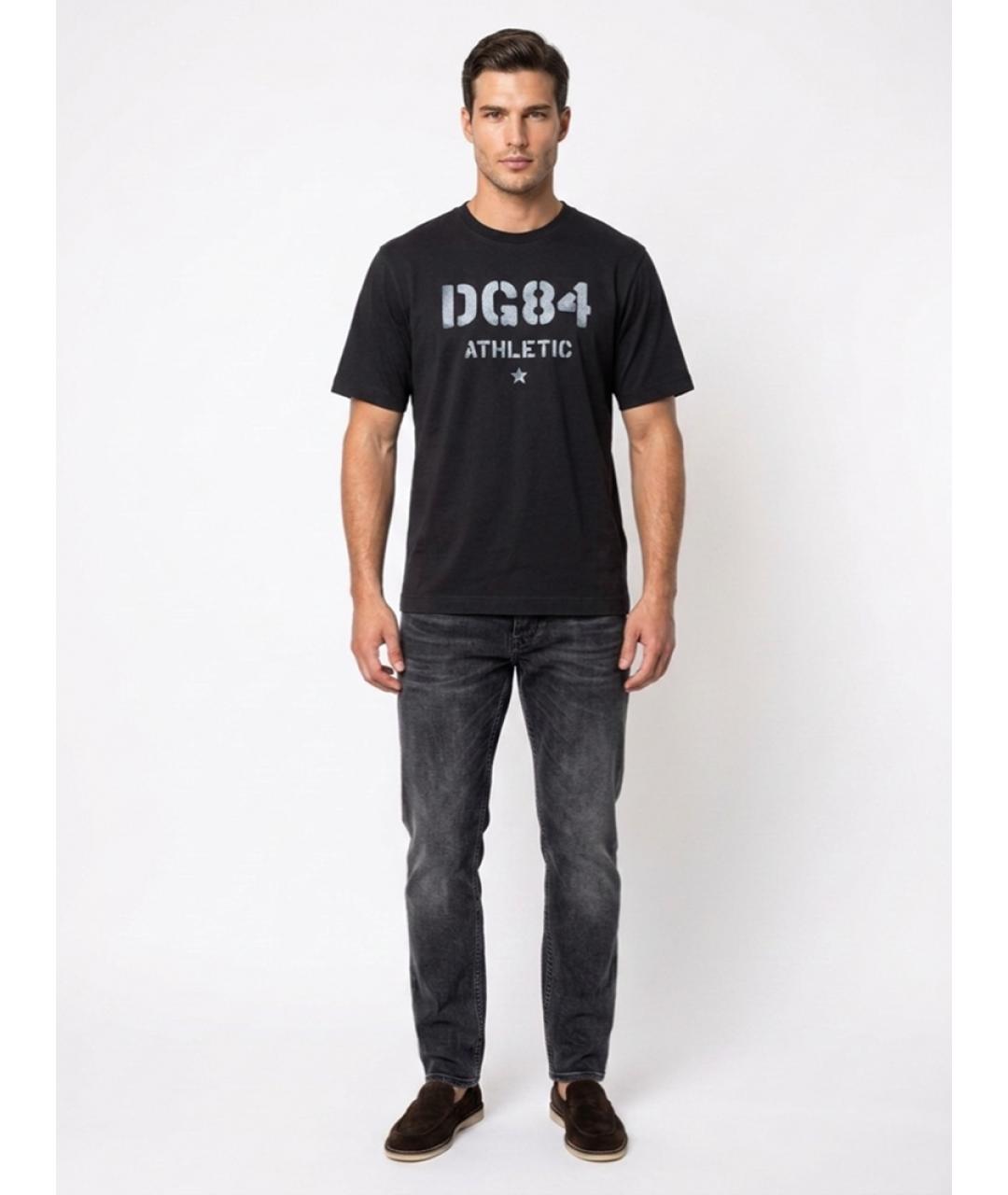 DOLCE&GABBANA Антрацитовые хлопковые джинсы скинни, фото 3