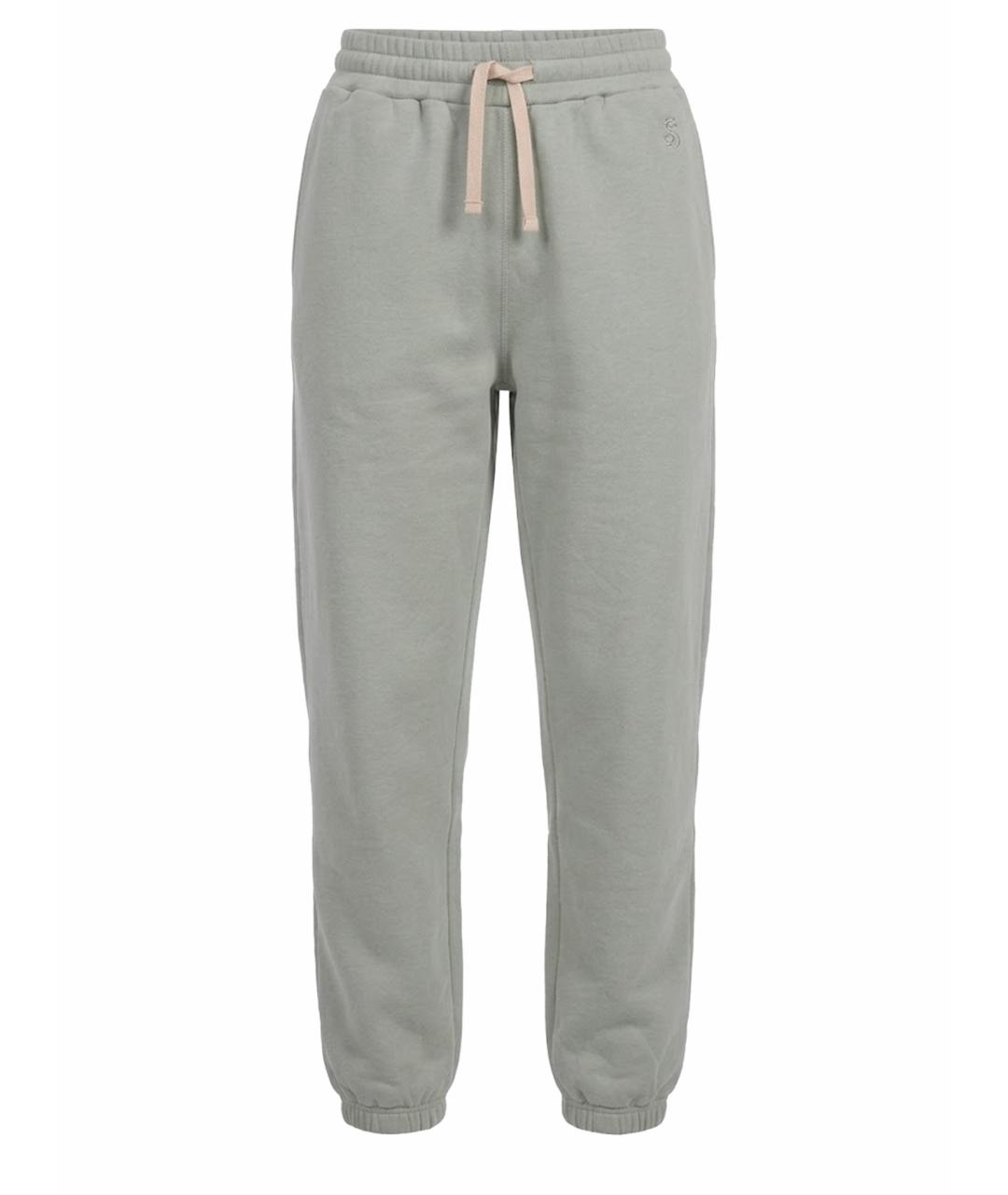 JIL SANDER Серые хлопковые спортивные брюки и шорты, фото 1