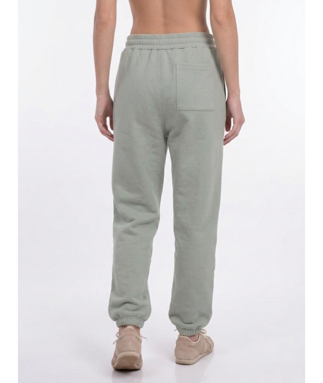 JIL SANDER Серые хлопковые спортивные брюки и шорты, фото 2