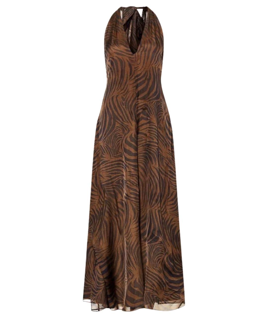 MAX MARA Мульти шелковое повседневное платье, фото 1