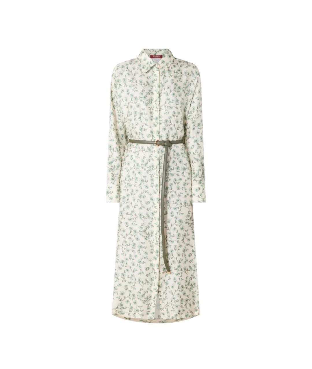 MAX MARA Мульти шелковое повседневное платье, фото 1