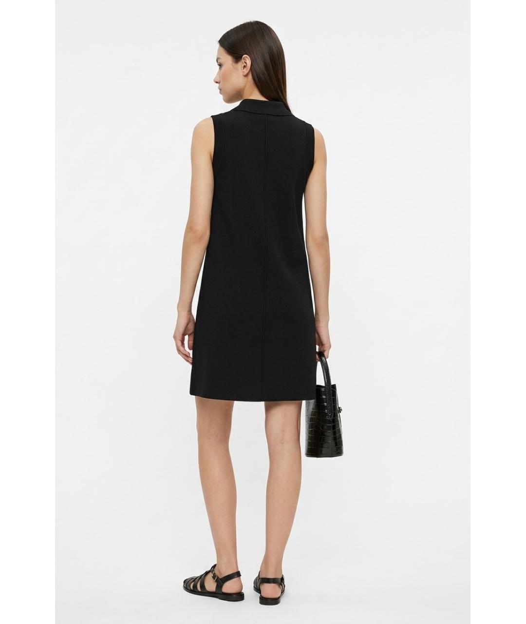 MAX MARA Черное хлопковое повседневное платье, фото 3