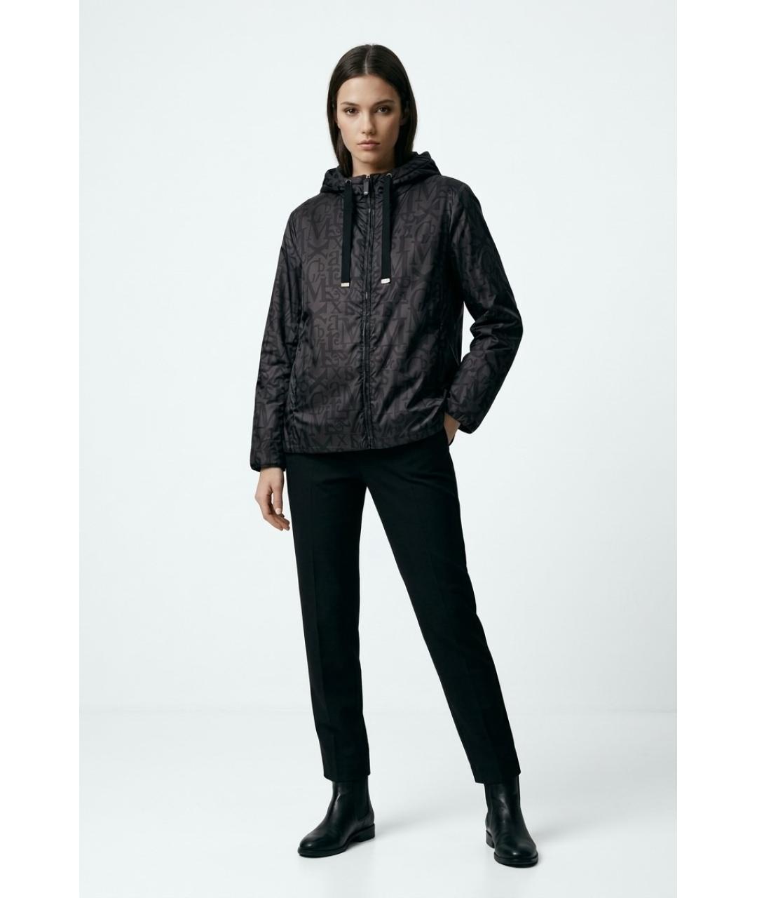 MAX MARA Коричневая полиэстеровая куртка, фото 2
