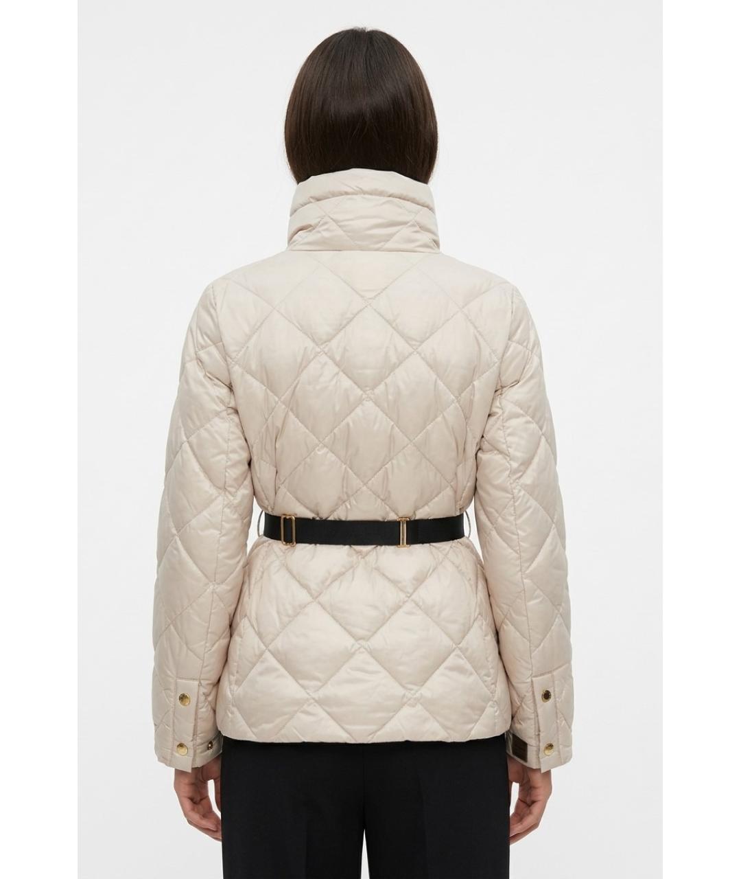 MAX MARA Бежевая полиамидовая куртка, фото 4
