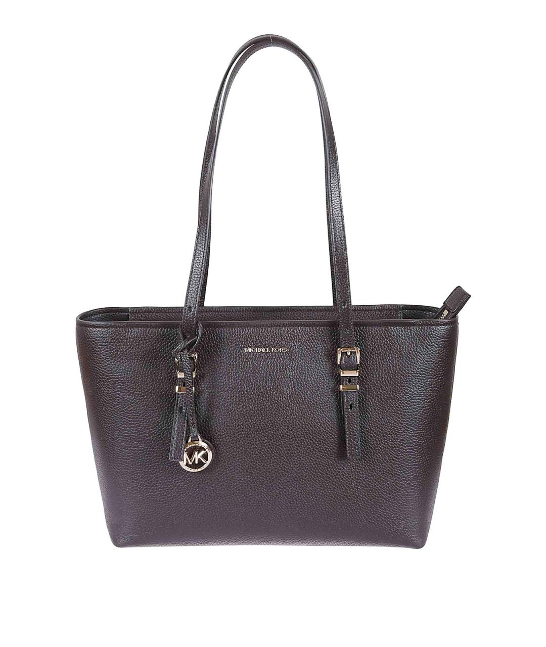 MICHAEL KORS Коричневая кожаная сумка тоут, фото 1