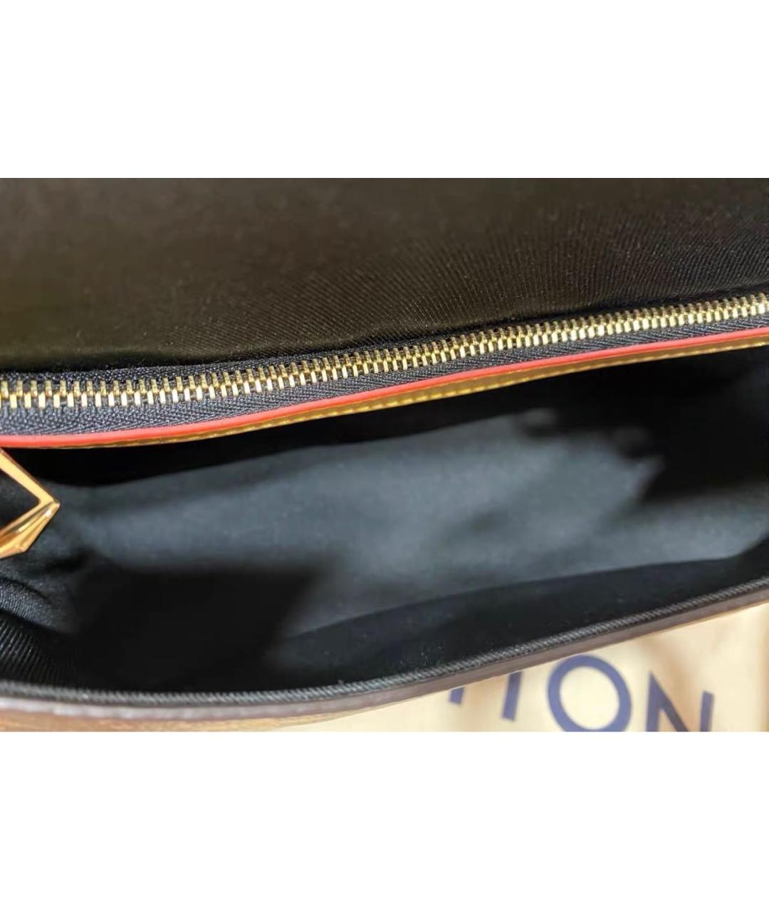 LOUIS VUITTON Коричневая сумка через плечо из канвы, фото 3