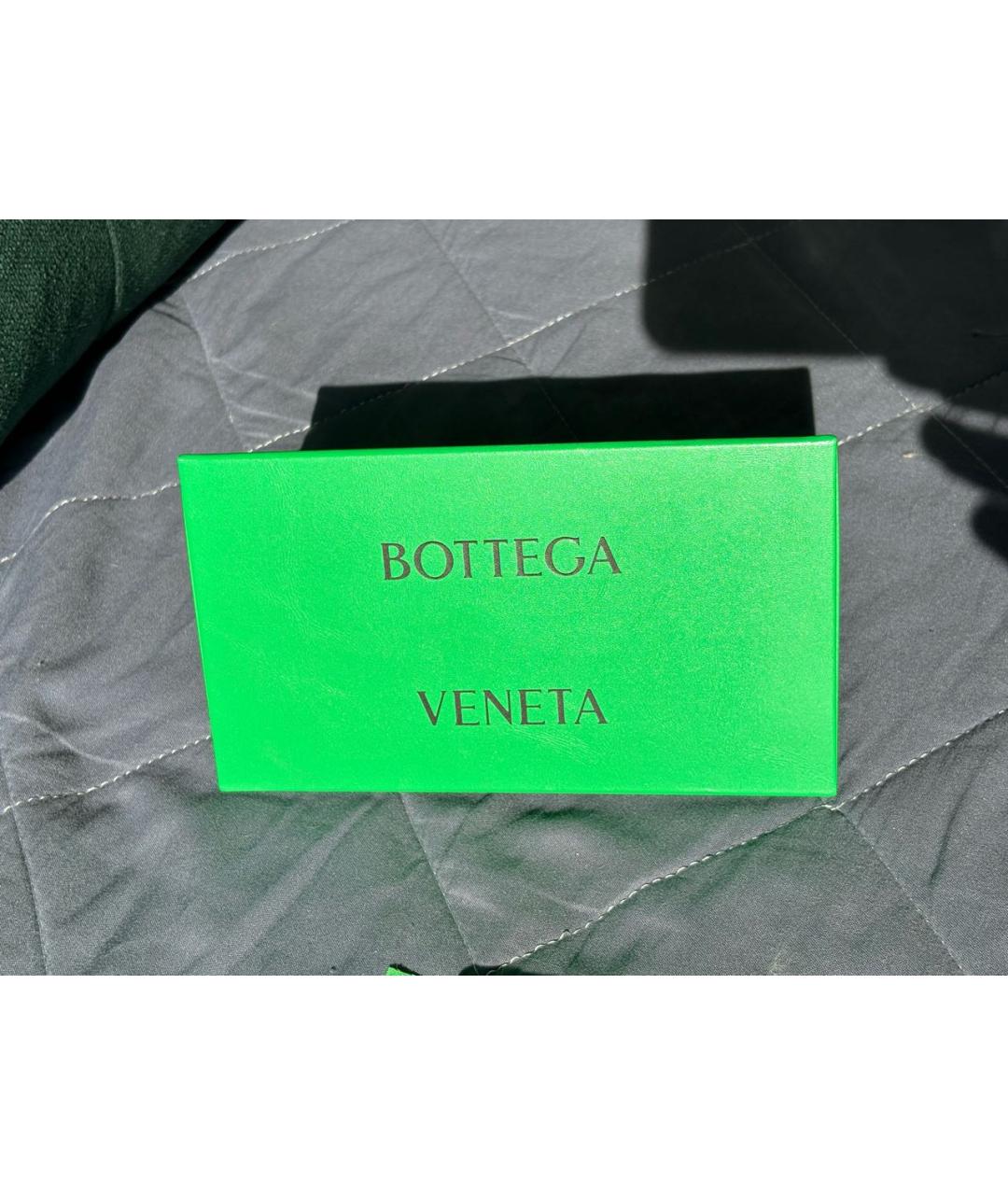 BOTTEGA VENETA Черные пластиковые солнцезащитные очки, фото 4