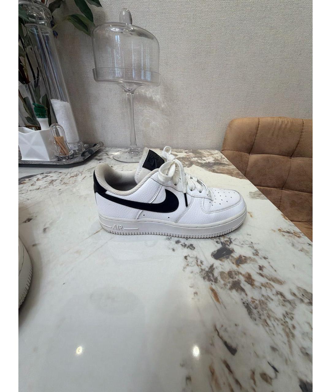 NIKE Белые кожаные кеды, фото 5