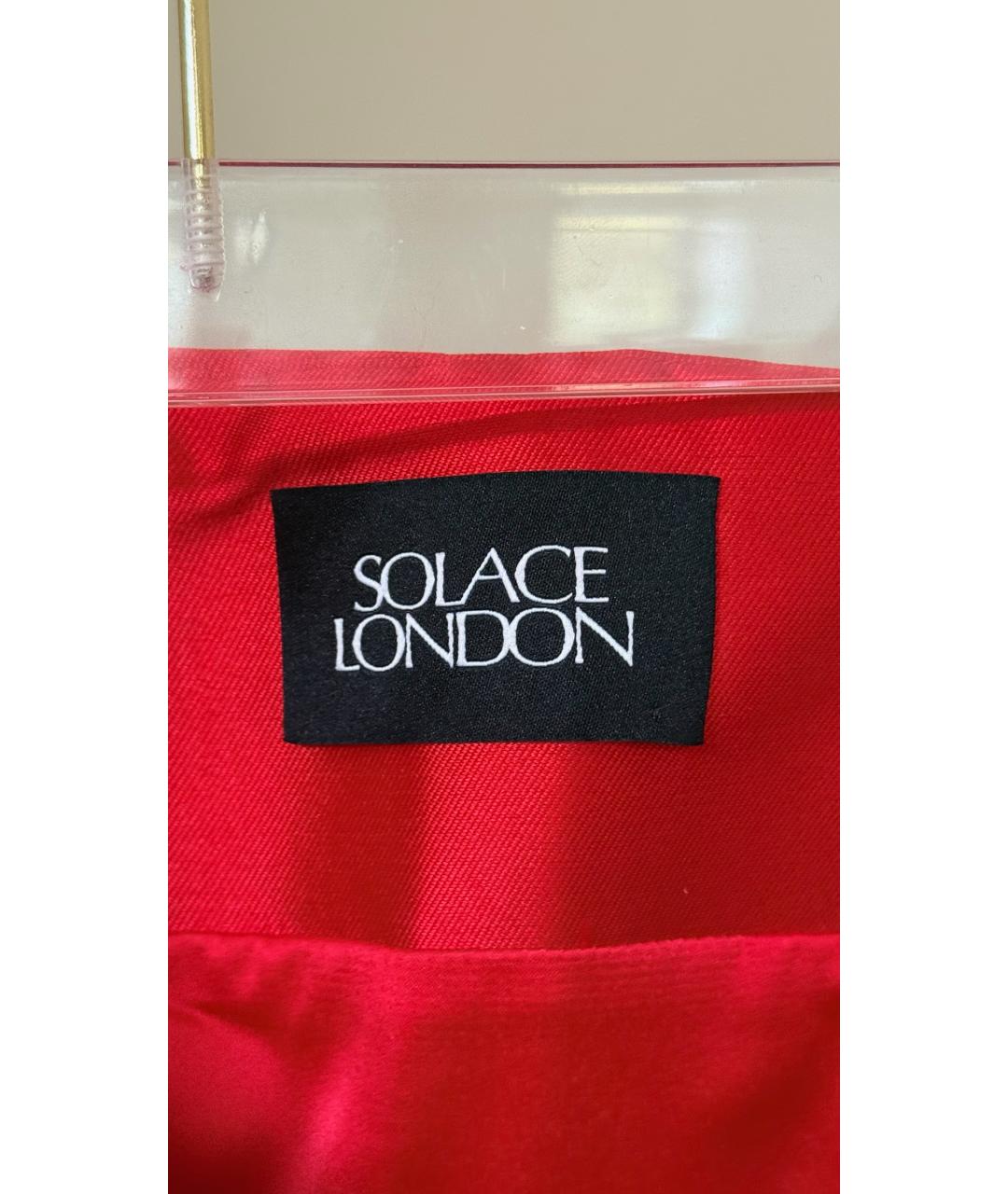 SOLACE LONDON Красное вечернее платье, фото 4