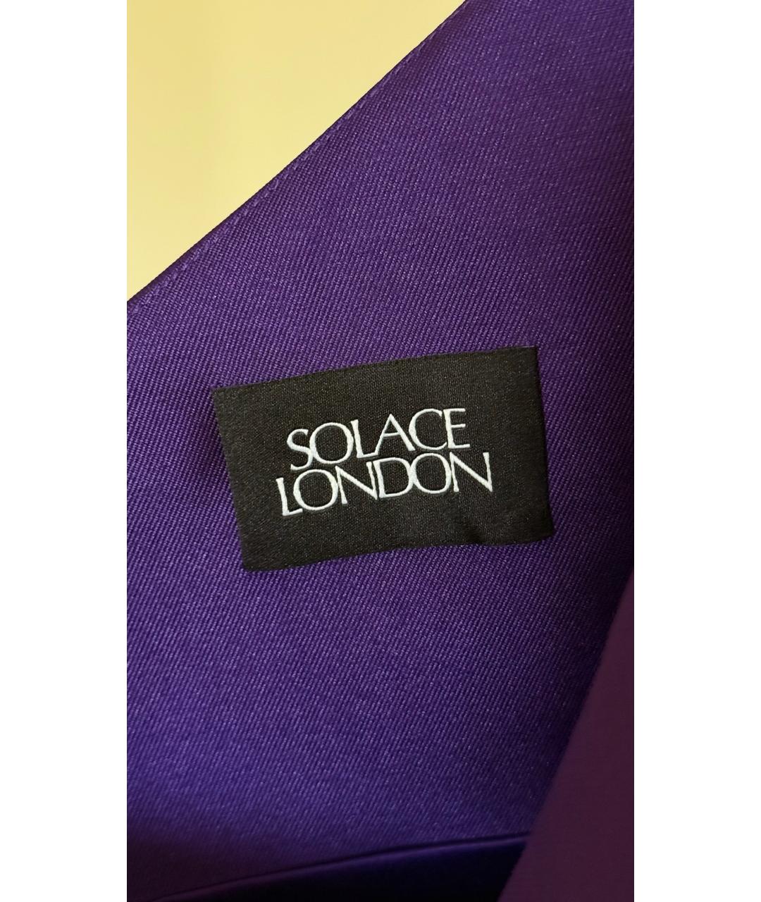 SOLACE LONDON Фиолетовое вечернее платье, фото 4
