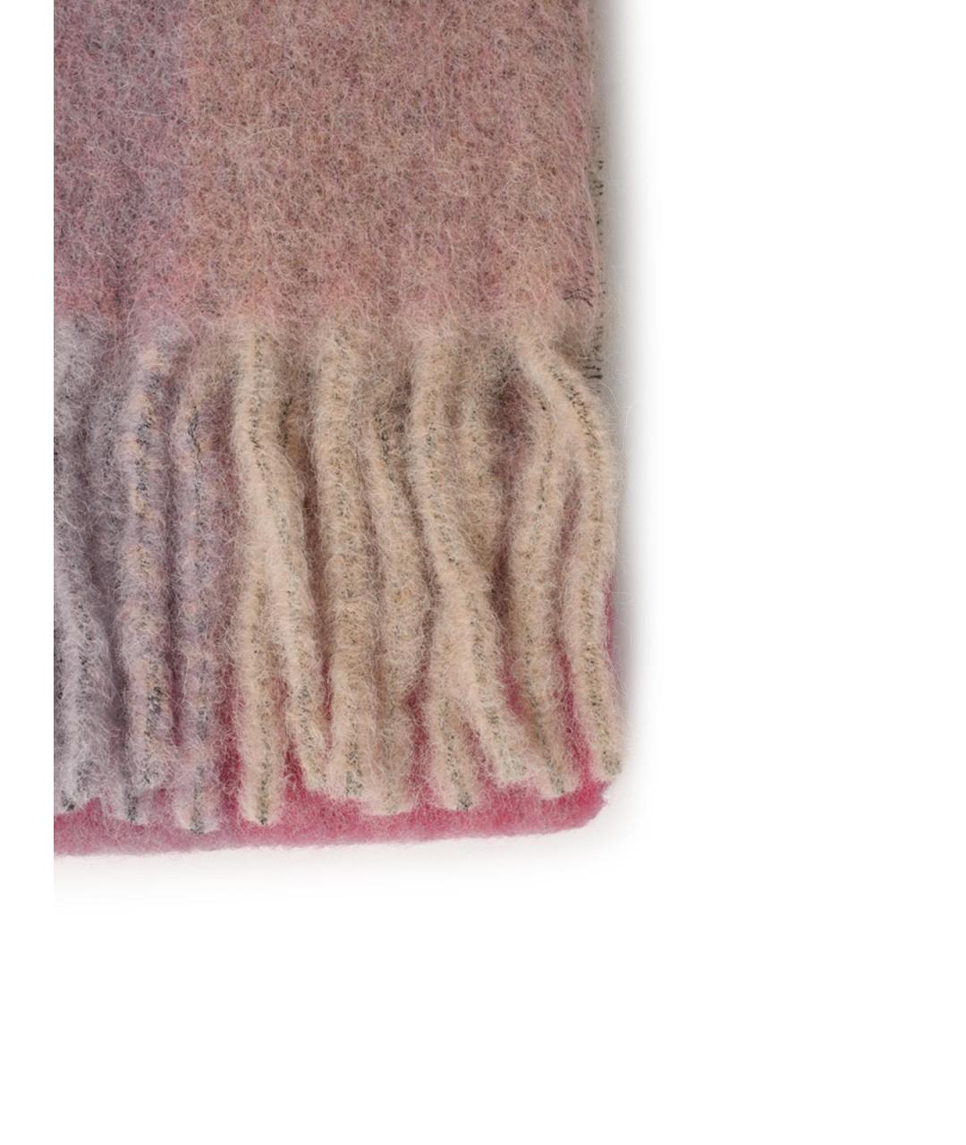 ACNE STUDIOS Мульти шерстяной шарф, фото 3