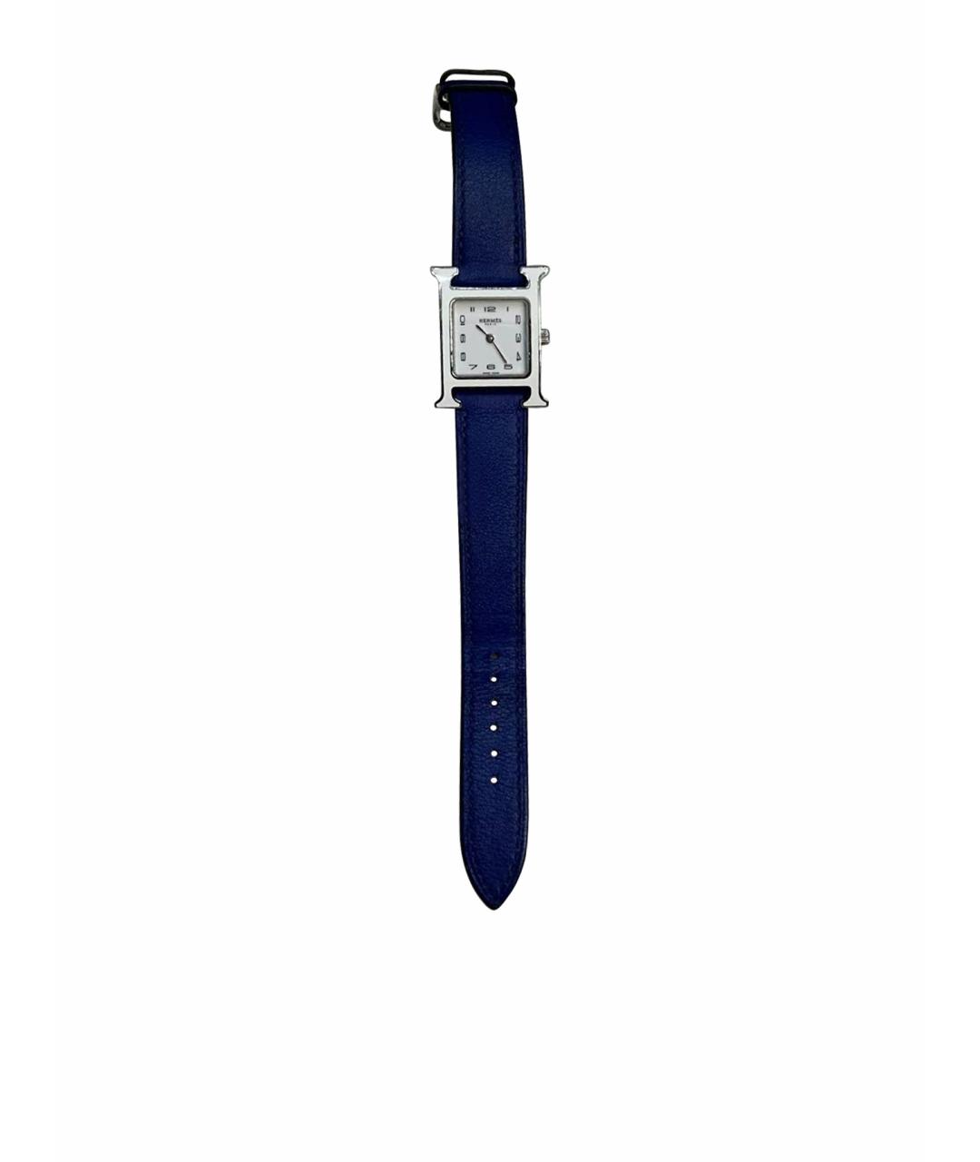 HERMES Синие часы, фото 1