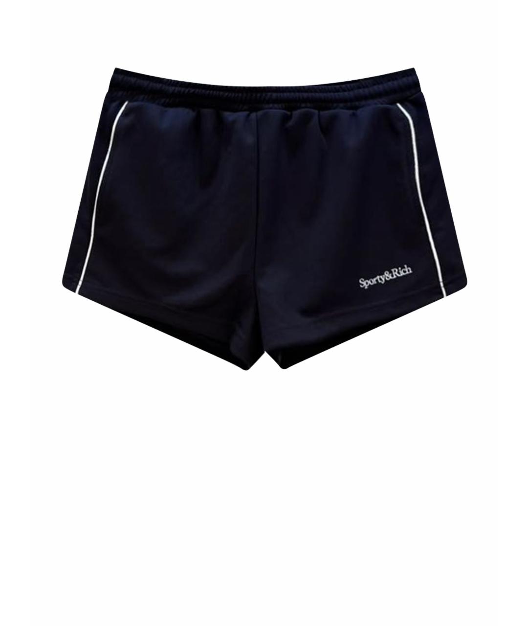 SPORTY AND RICH Черные шорты, фото 1