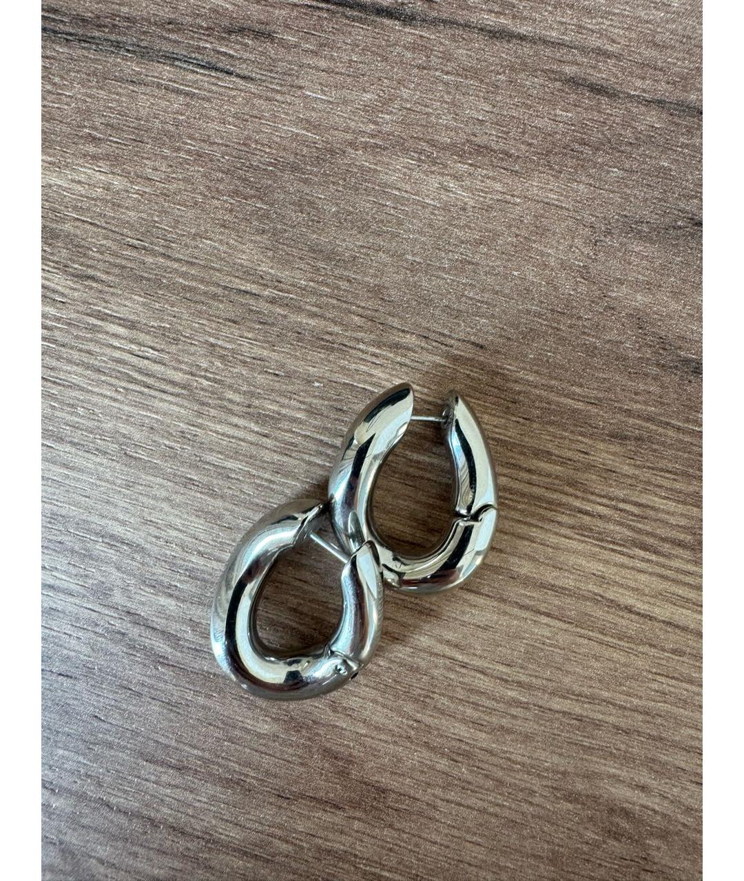 BALENCIAGA Серебряные серебряные серьги, фото 4