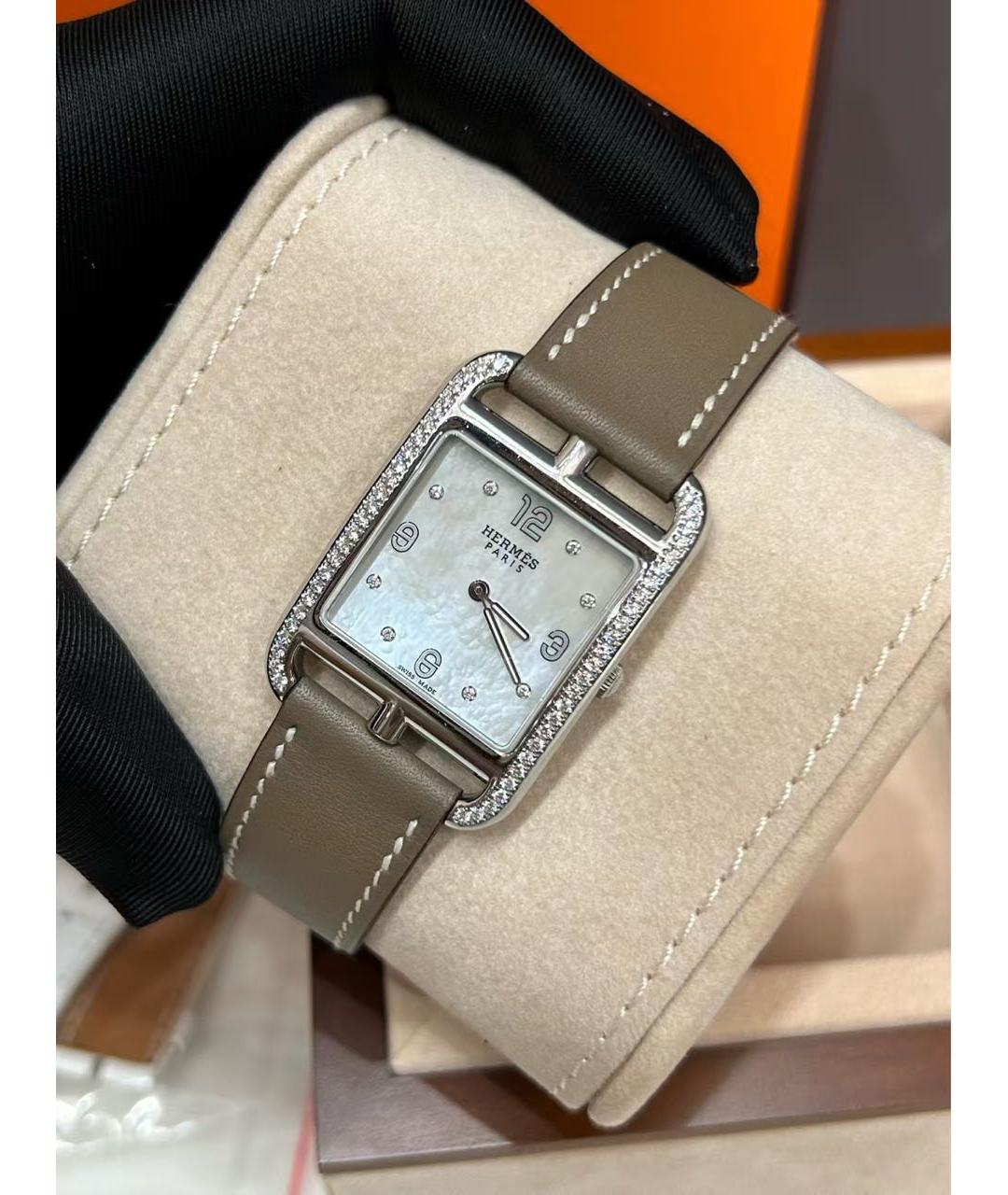 HERMES Коричневые часы, фото 3