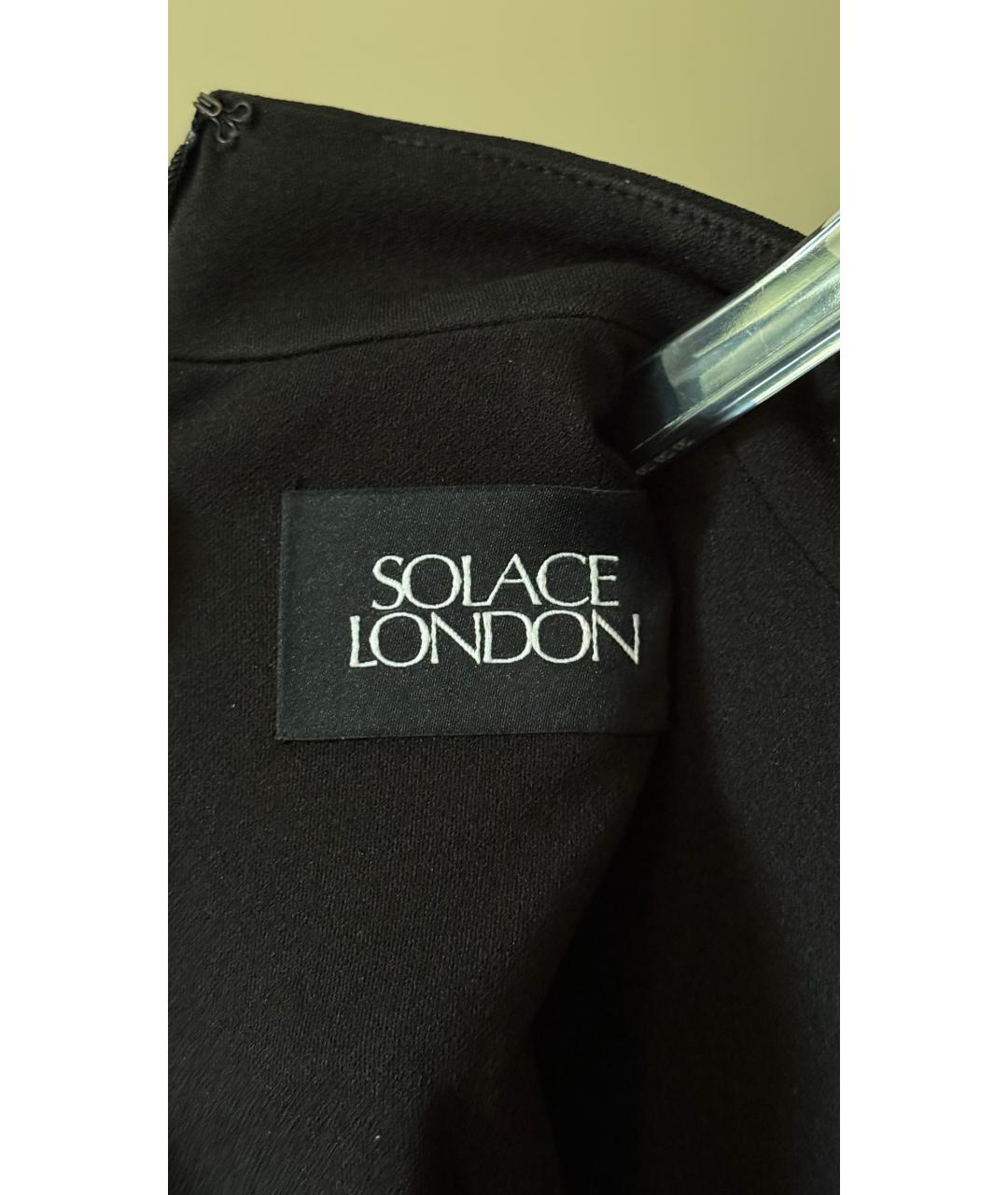 SOLACE LONDON Черное вечернее платье, фото 5