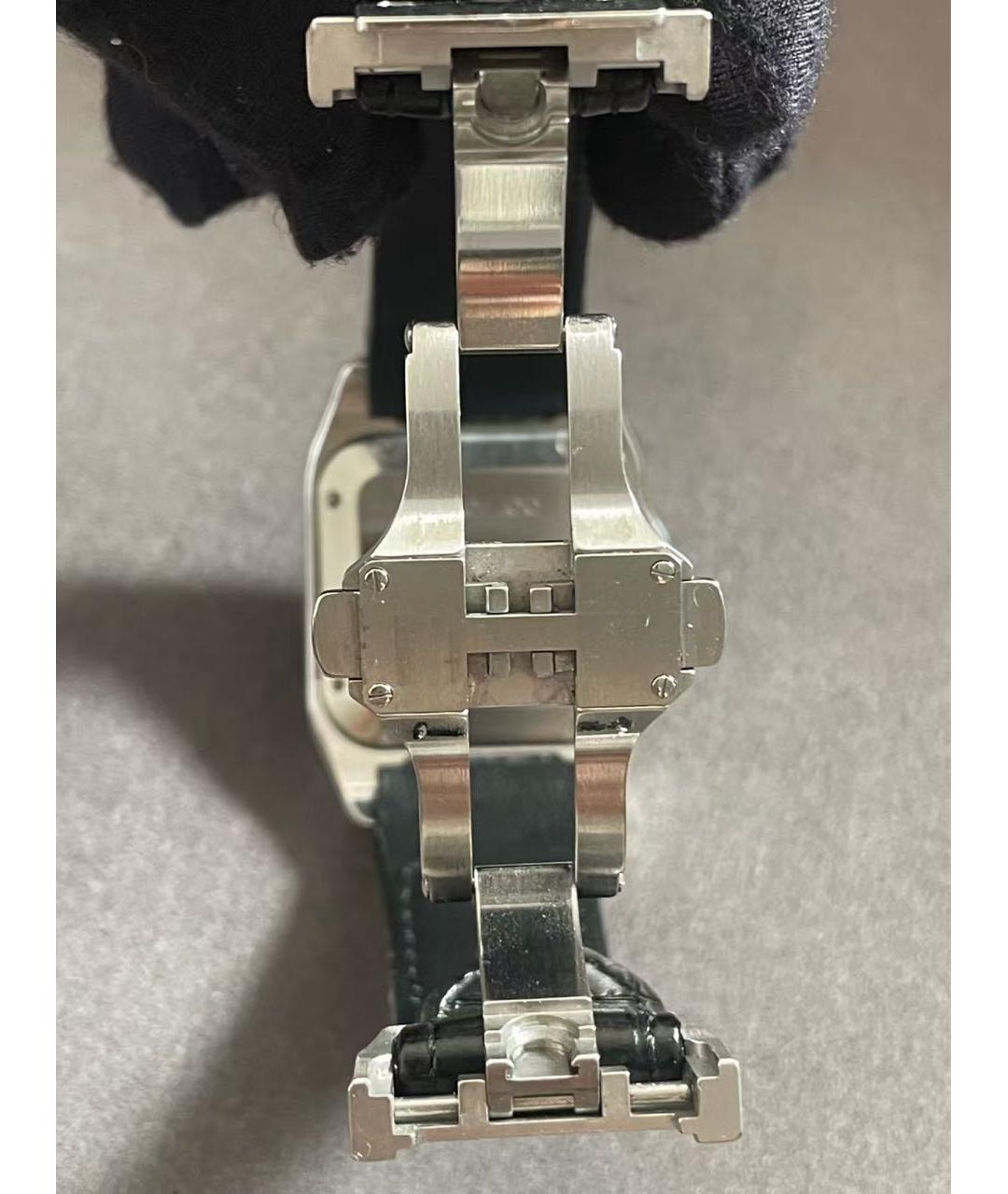 CARTIER Черные часы, фото 4