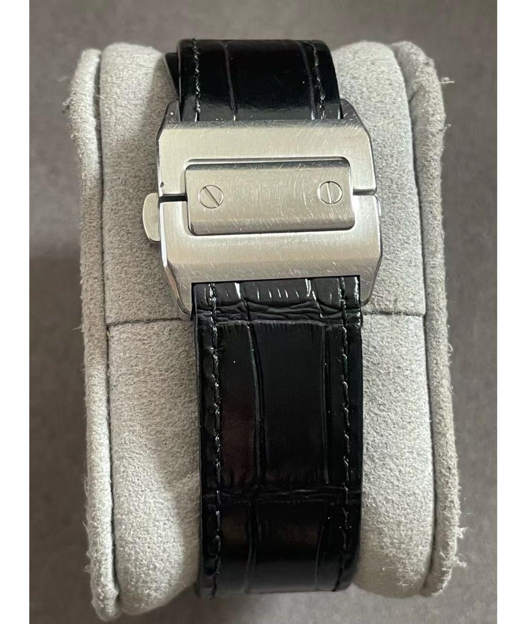 CARTIER Черные часы, фото 6