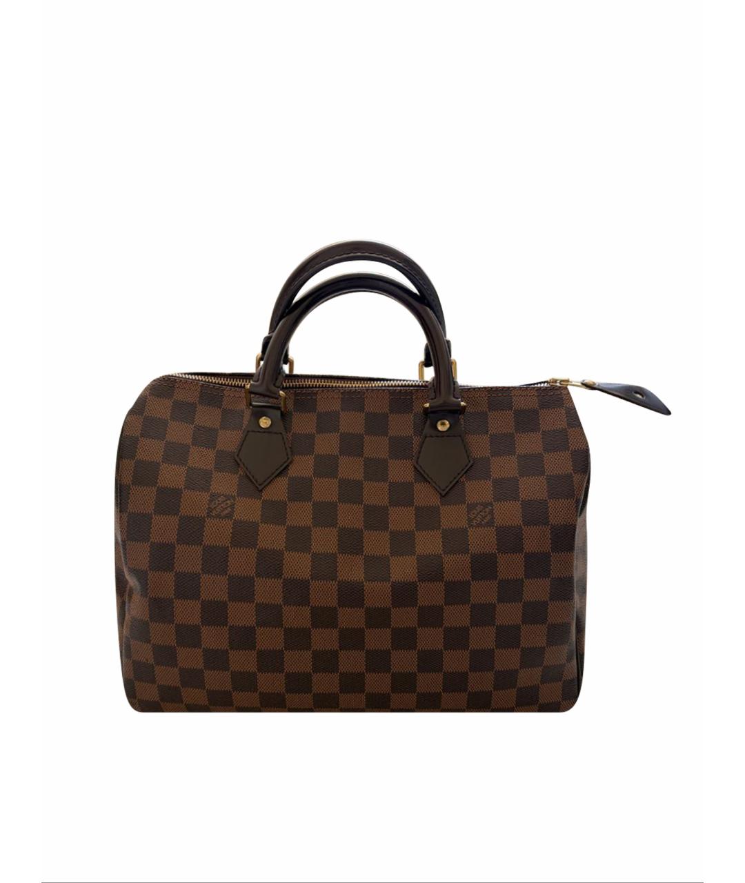 LOUIS VUITTON Коричневая сумка с короткими ручками, фото 9