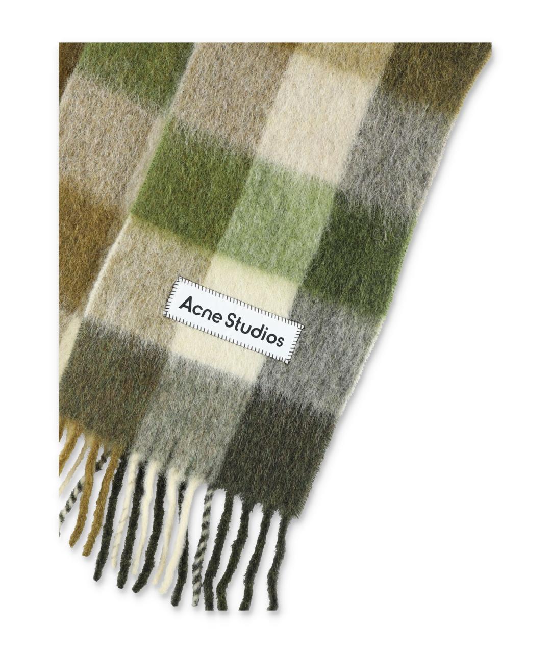 ACNE STUDIOS Мульти шерстяной шарф, фото 2