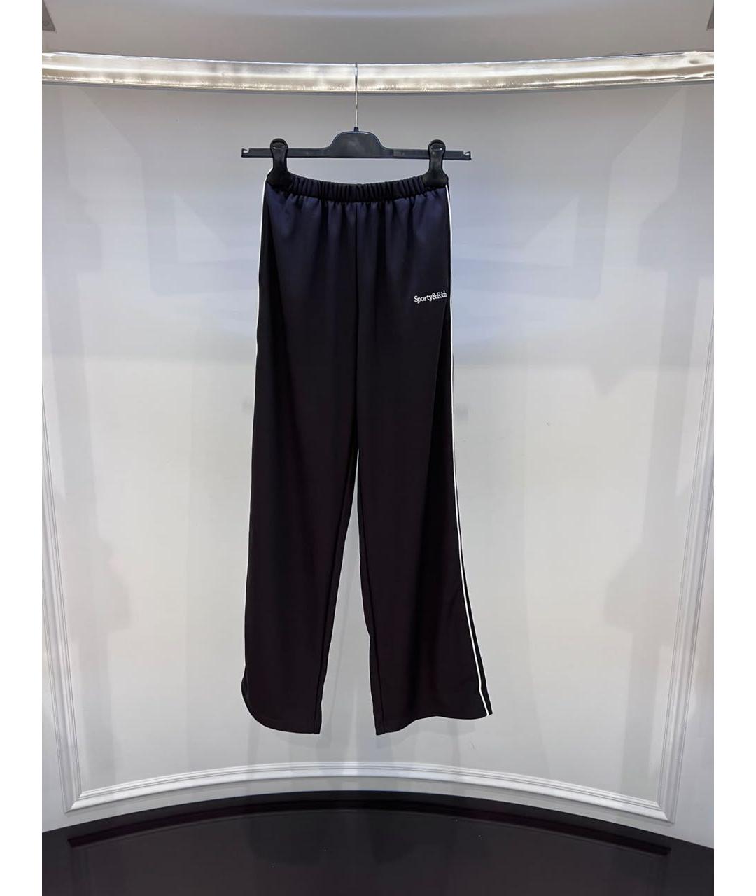 SPORTY AND RICH Черные спортивные брюки и шорты, фото 3