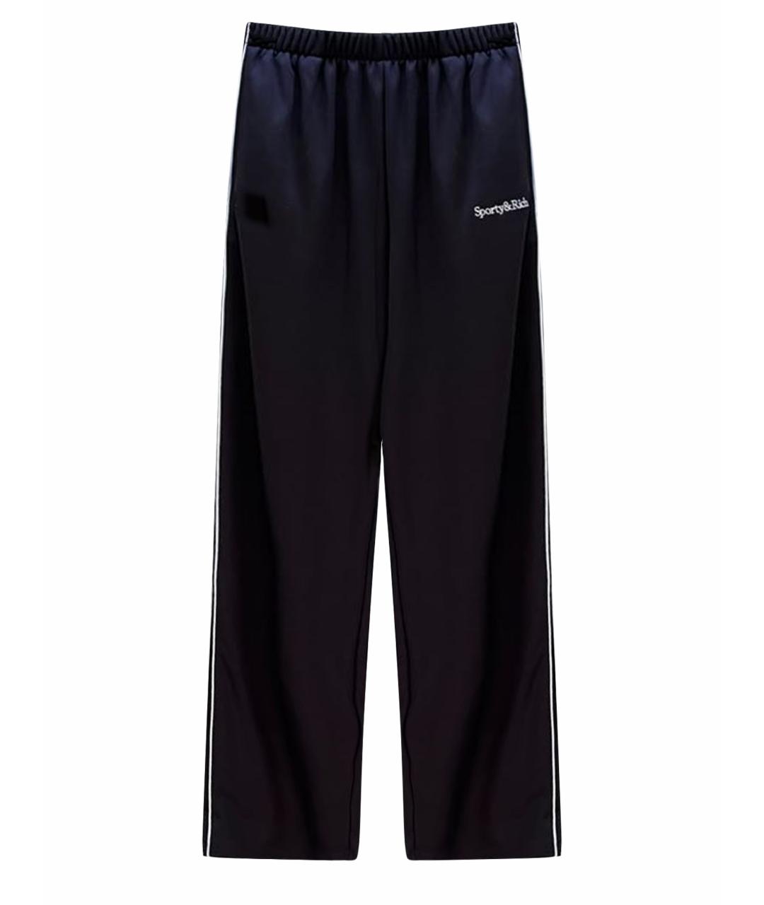 SPORTY AND RICH Черные спортивные брюки и шорты, фото 1