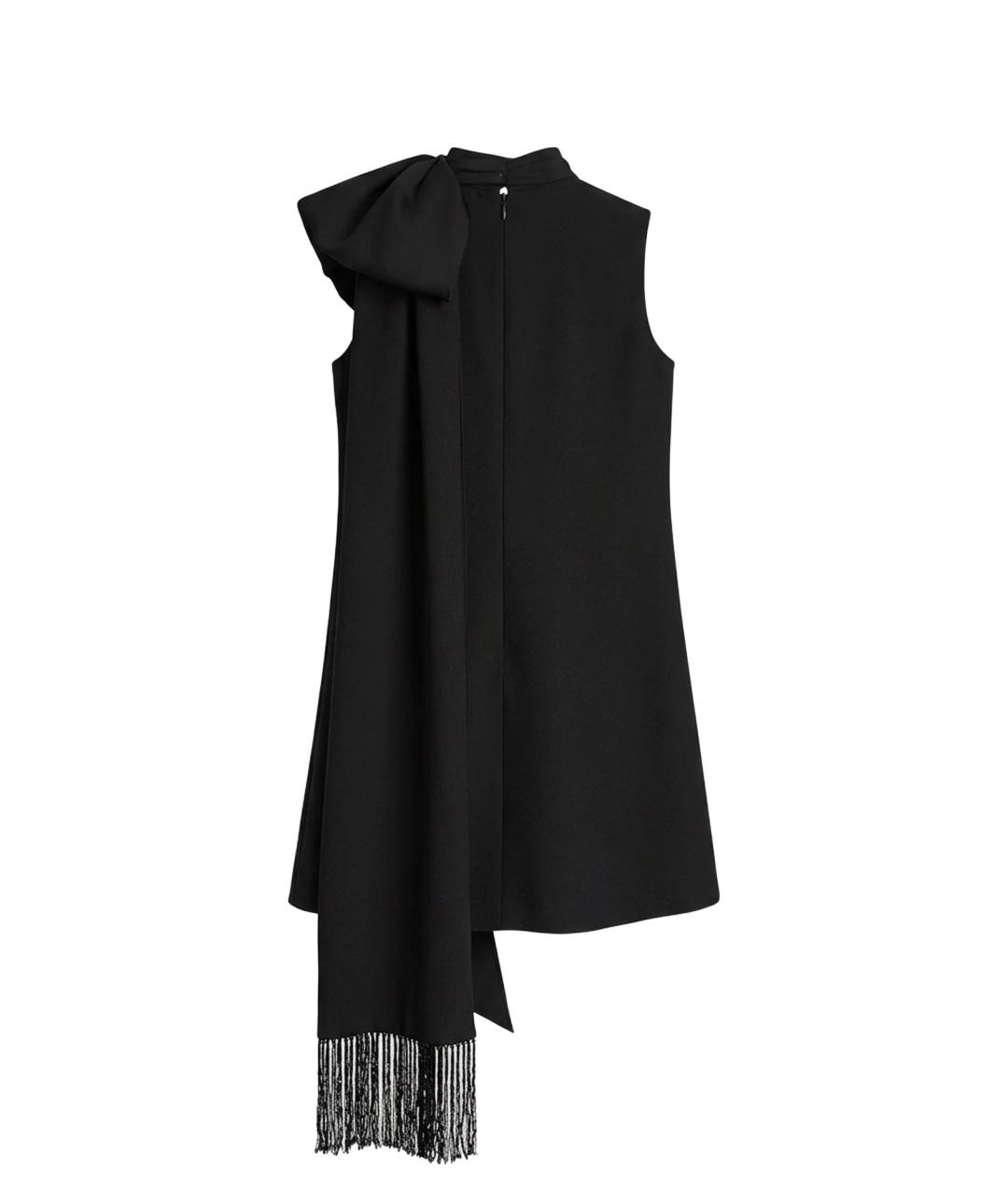 CHRISTIAN DIOR Черное шерстяное коктейльное платье, фото 2