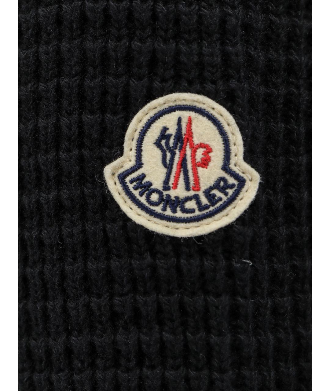 MONCLER Черная нейлоновая куртка, фото 3