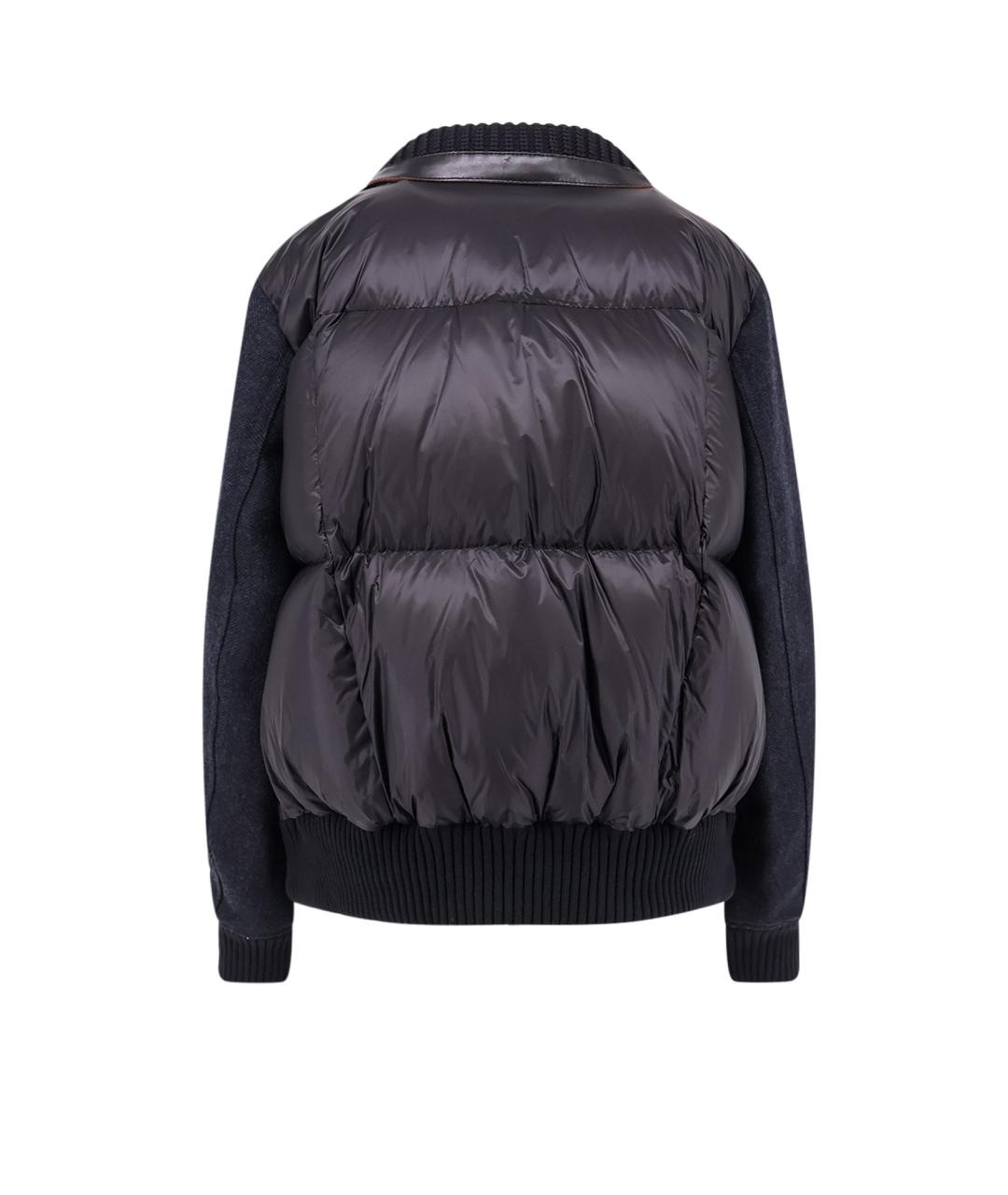 SACAI Темно-синяя шерстяная куртка, фото 2