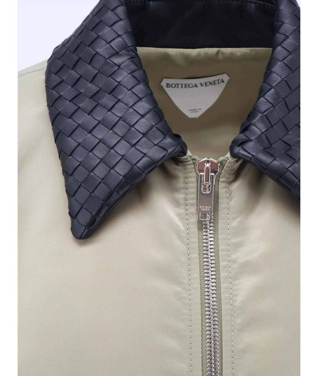 BOTTEGA VENETA Зеленая нейлоновая куртка, фото 3