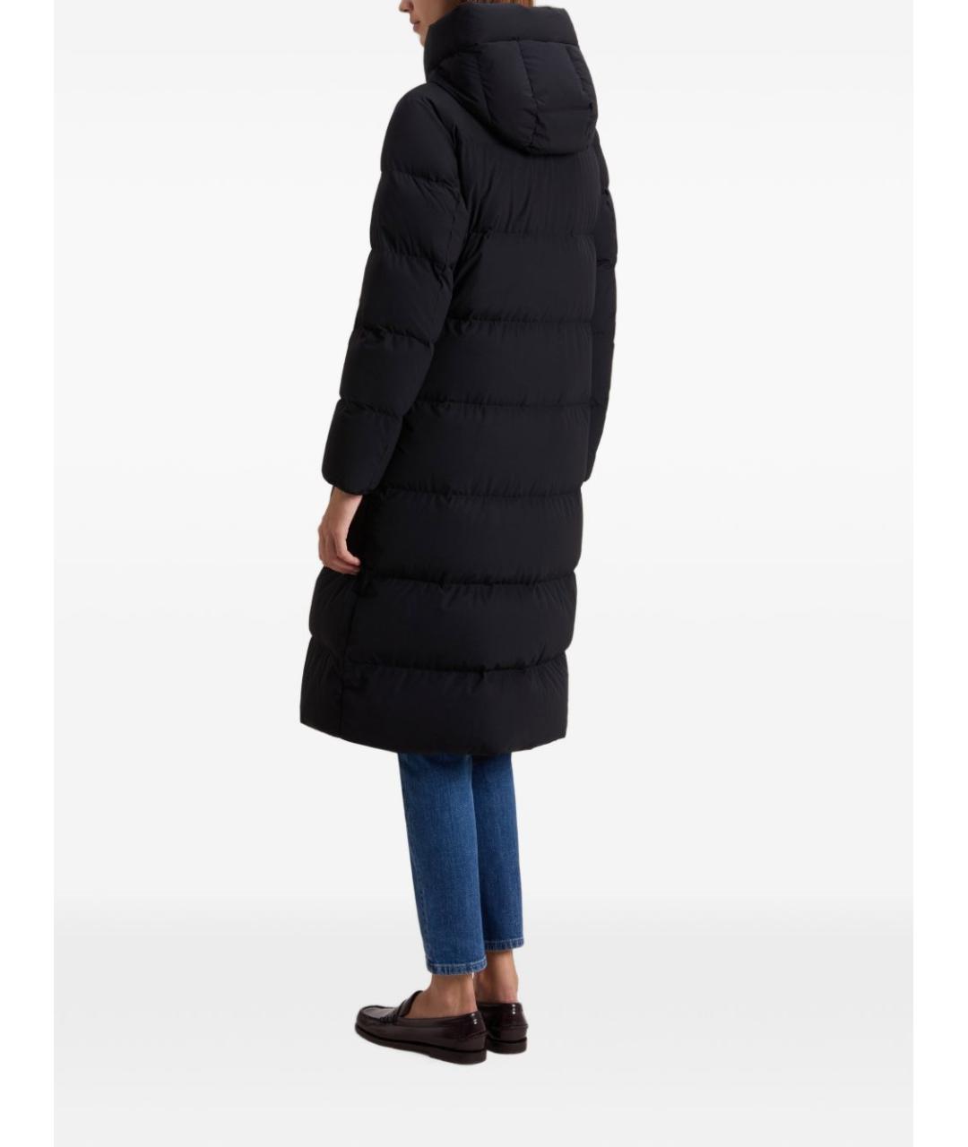 WOOLRICH Черное полиамидовое пальто, фото 5