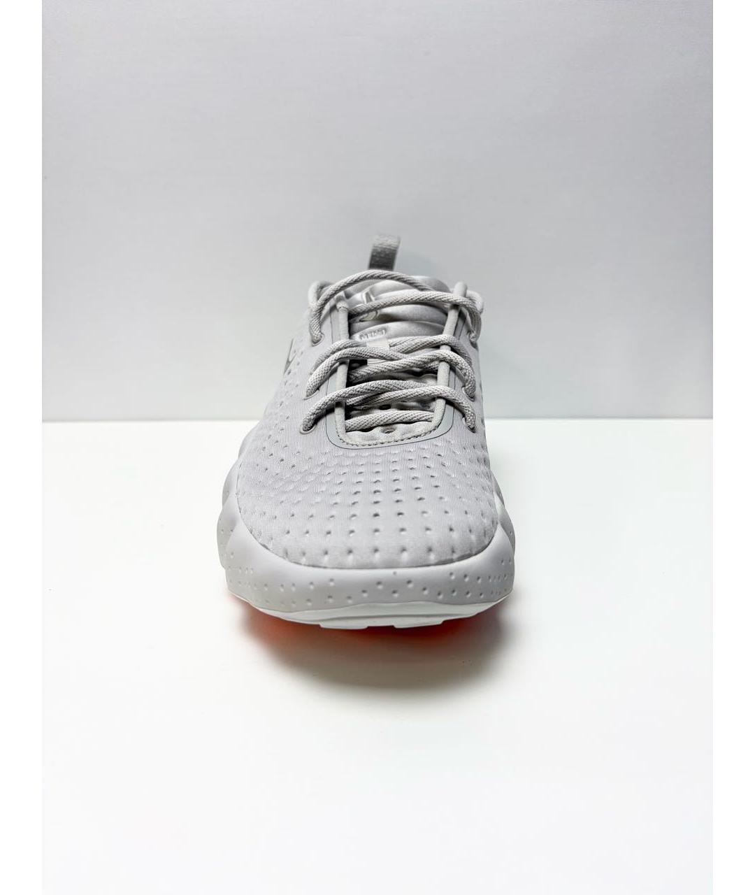 NIKE Серые текстильные низкие кроссовки / кеды, фото 5