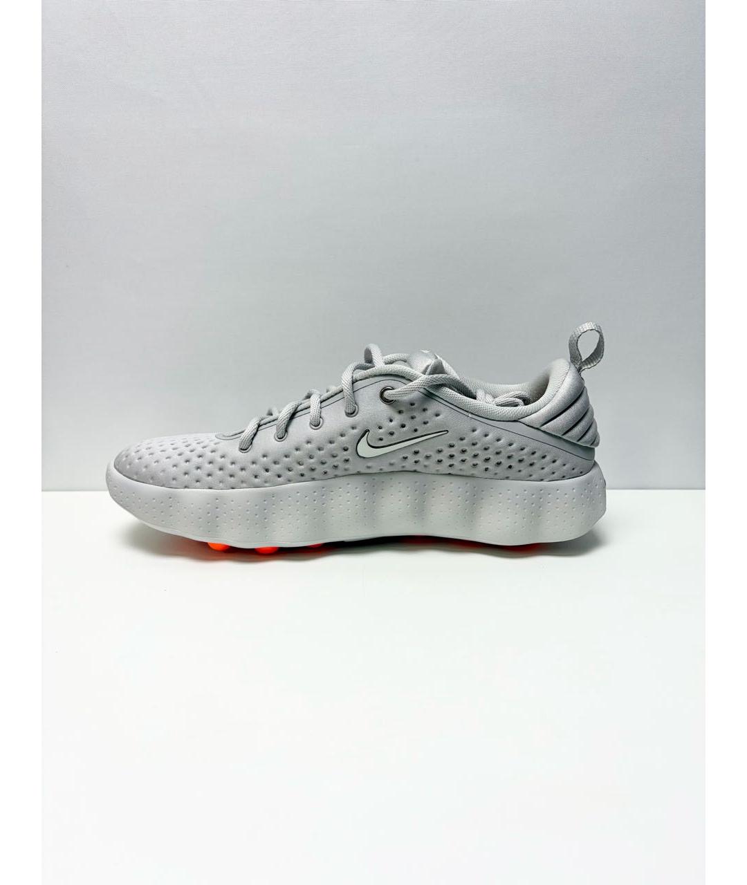 NIKE Серые текстильные низкие кроссовки / кеды, фото 3