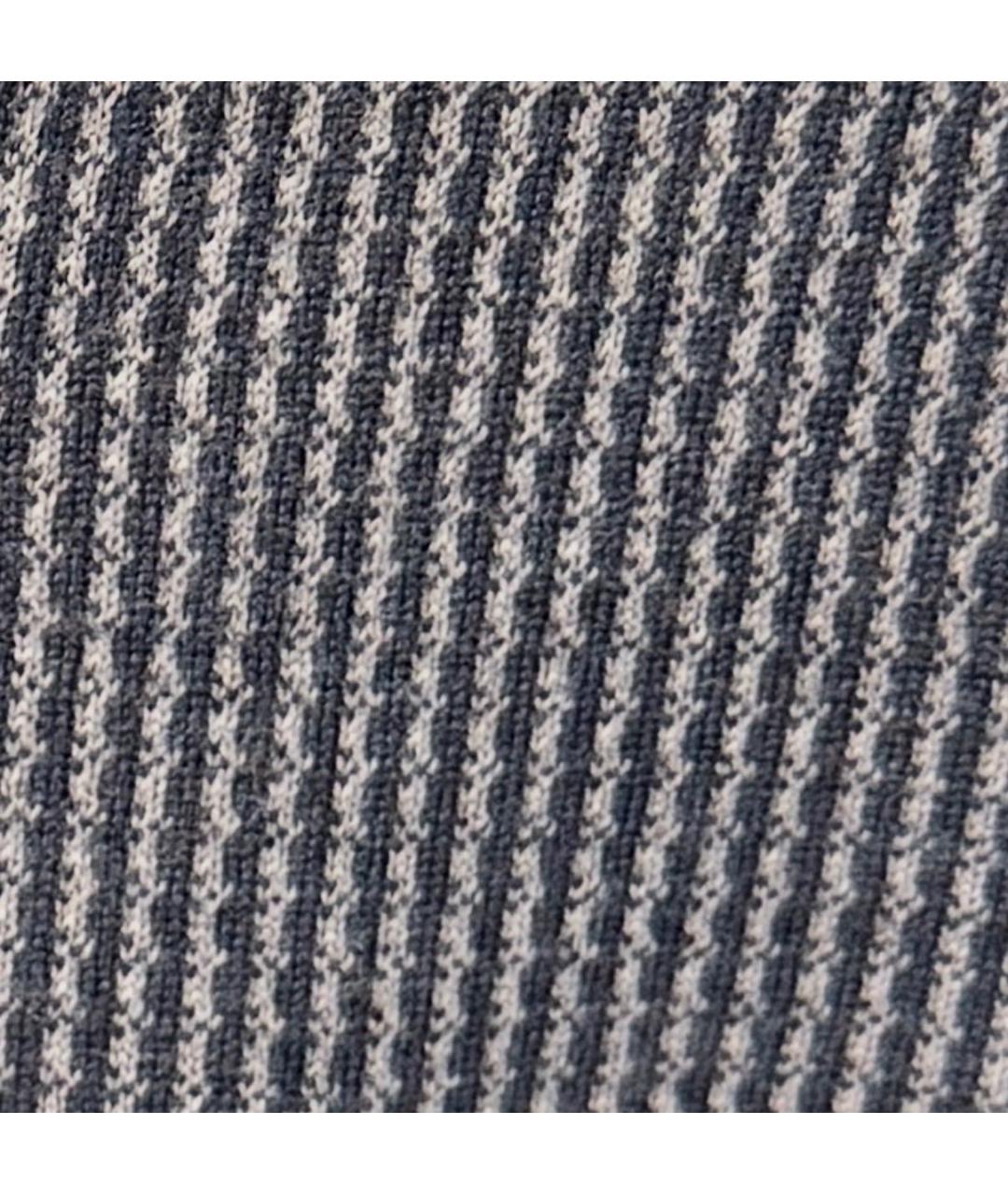 CANALI Темно-синий шерстяной джемпер / свитер, фото 4
