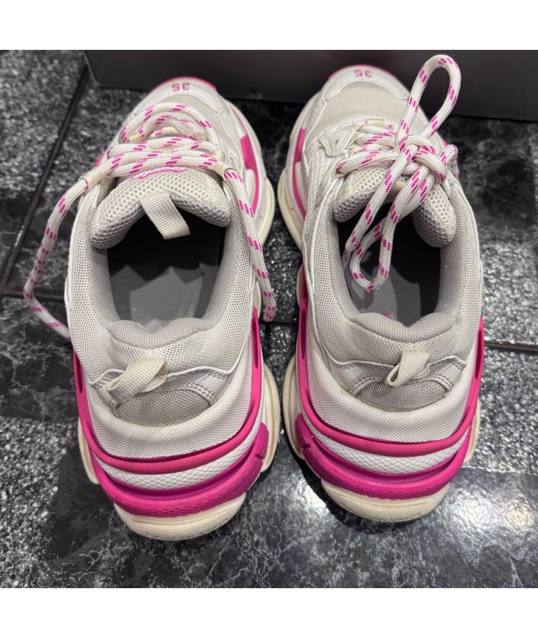 BALENCIAGA Белые кроссовки, фото 4
