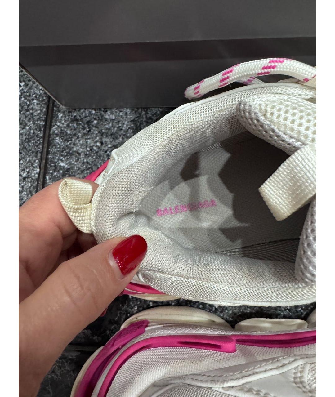 BALENCIAGA Белые кроссовки, фото 6