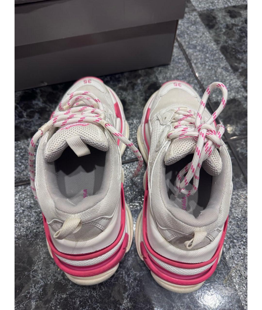BALENCIAGA Белые кроссовки, фото 3