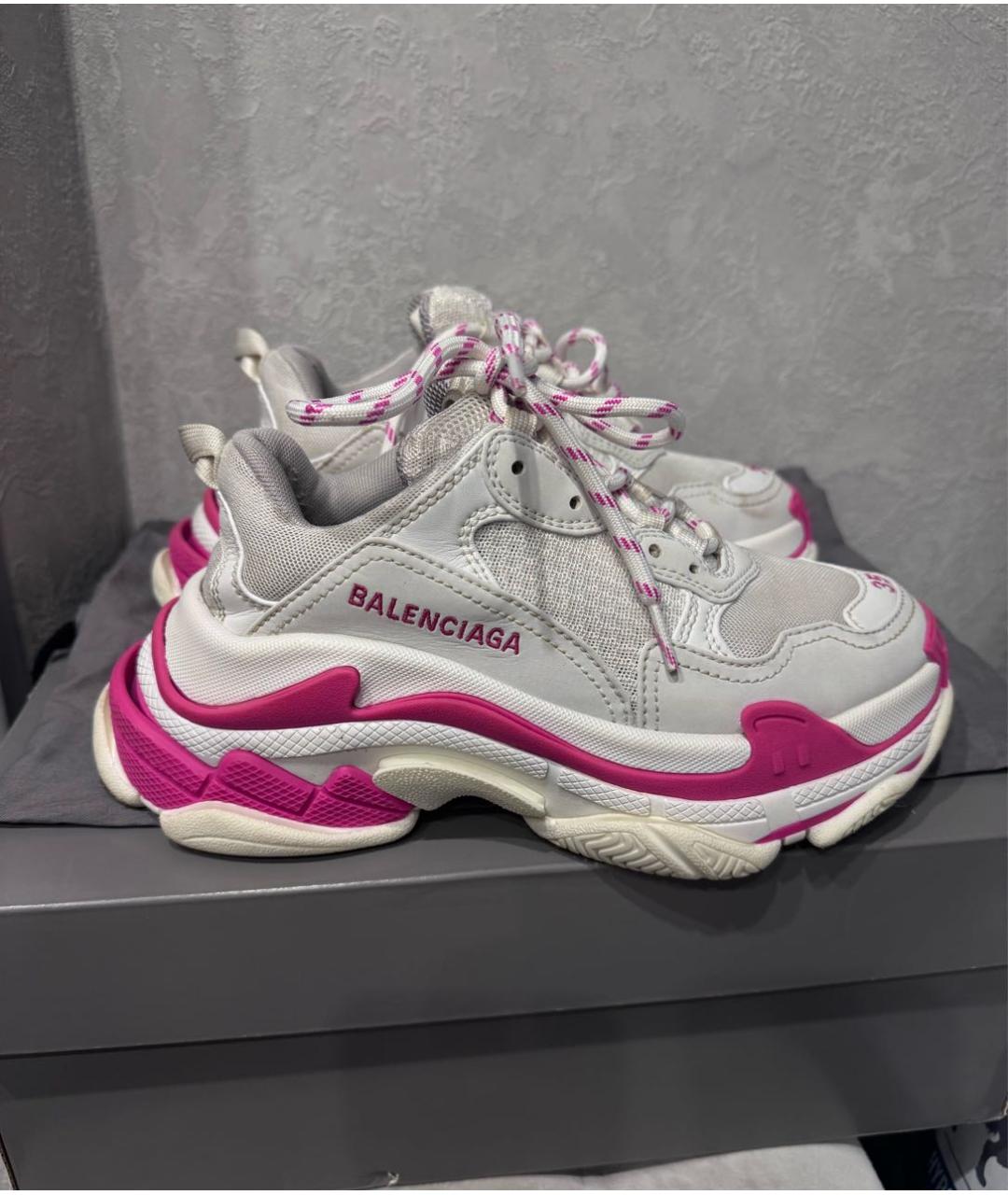 BALENCIAGA Белые кроссовки, фото 1