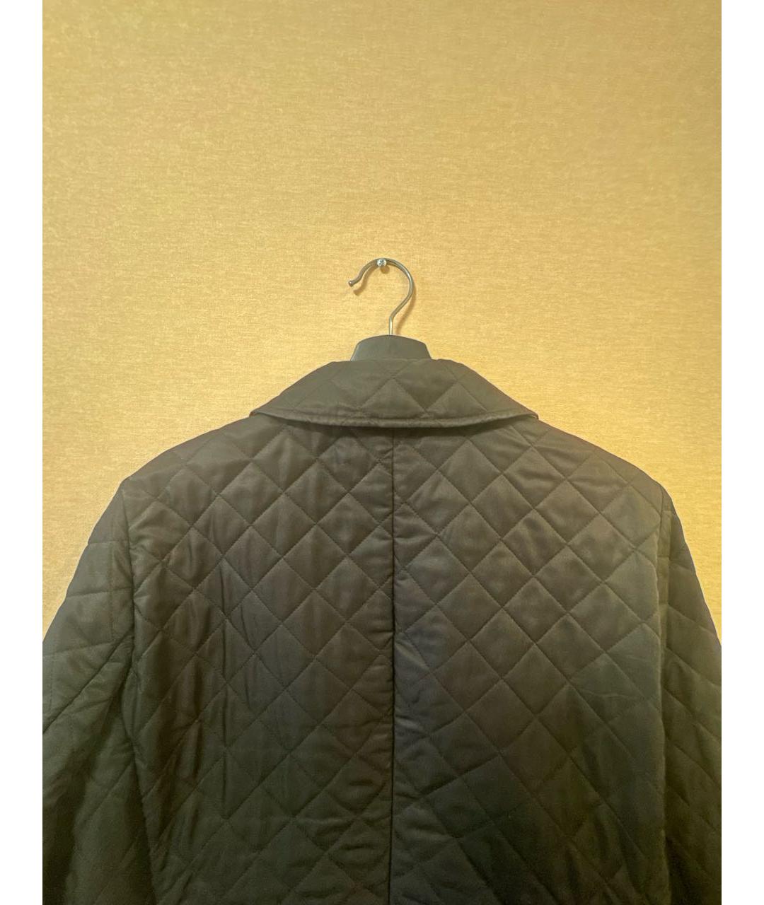 BURBERRY Черная полиэстеровая куртка, фото 3