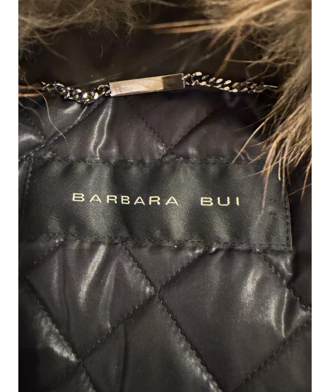 BARBARA BUI Хаки синтетическая парка, фото 4
