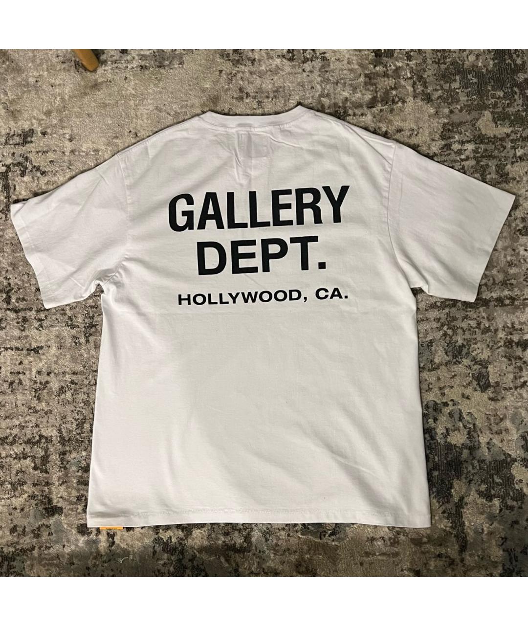 Gallery Dept Белая хлопковая футболка, фото 2