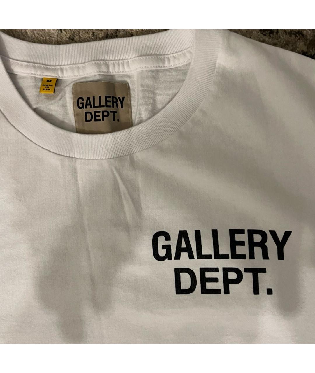 Gallery Dept Белая хлопковая футболка, фото 3