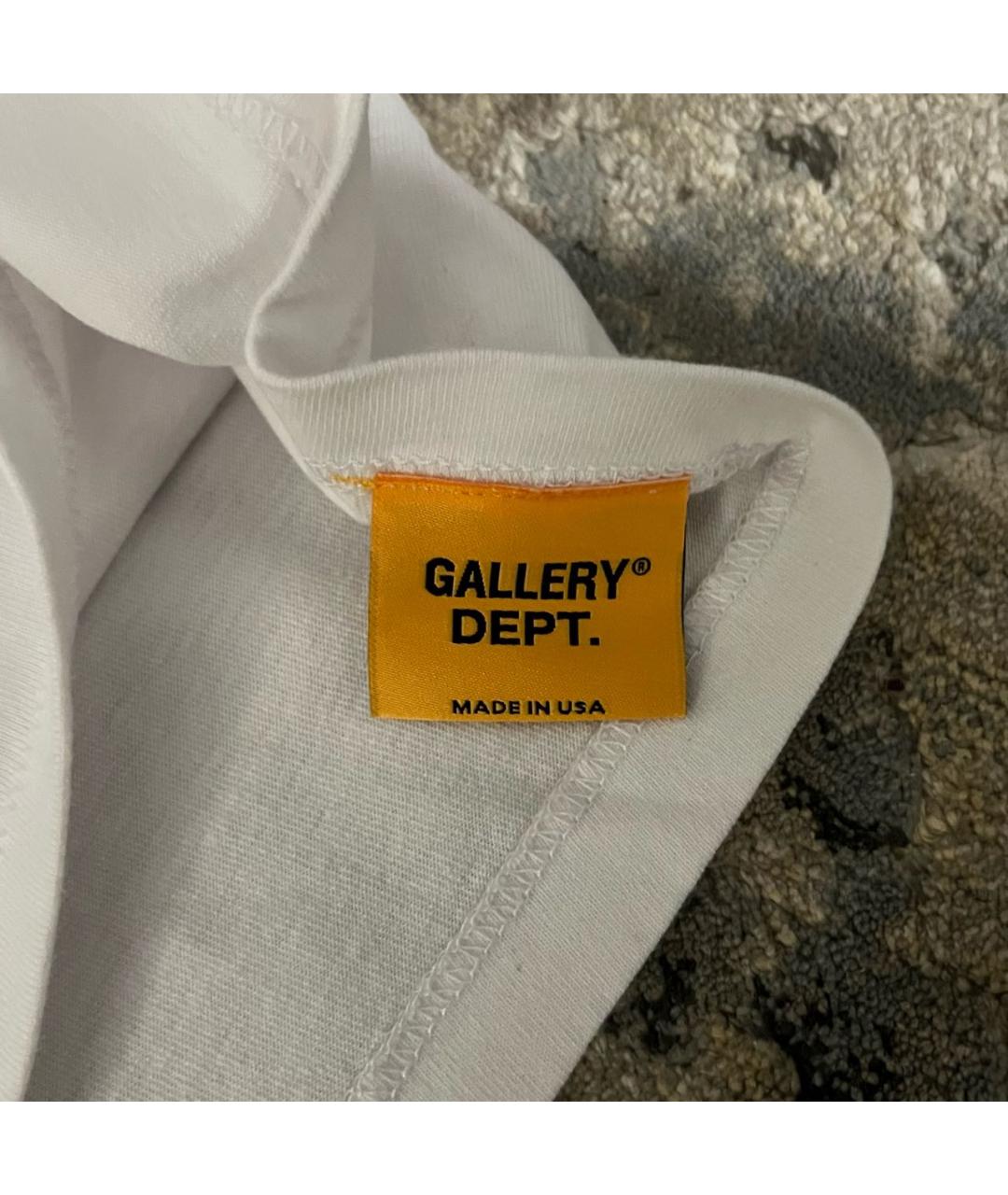 Gallery Dept Белая хлопковая футболка, фото 5