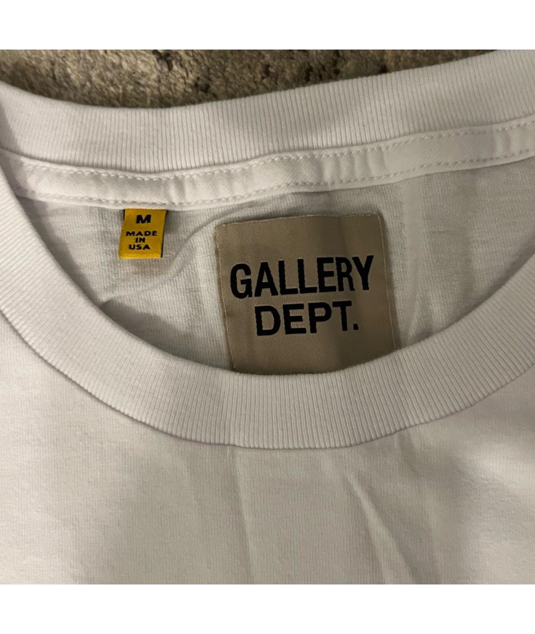 Gallery Dept Белая хлопковая футболка, фото 4