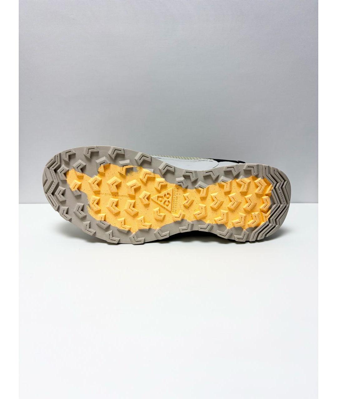 NIKE ACG Серые синтетические низкие кроссовки / кеды, фото 4