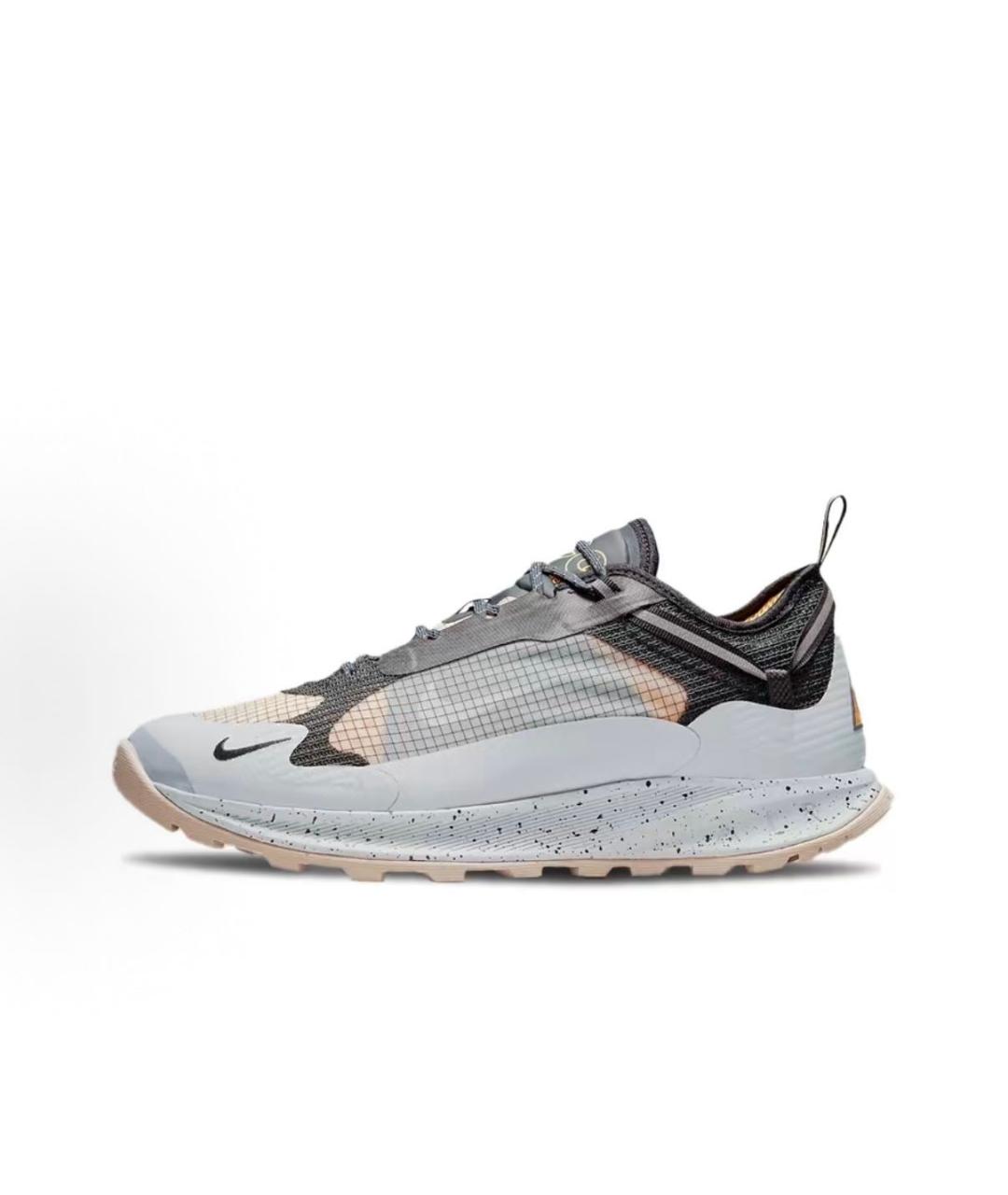 NIKE ACG Серые синтетические низкие кроссовки / кеды, фото 7