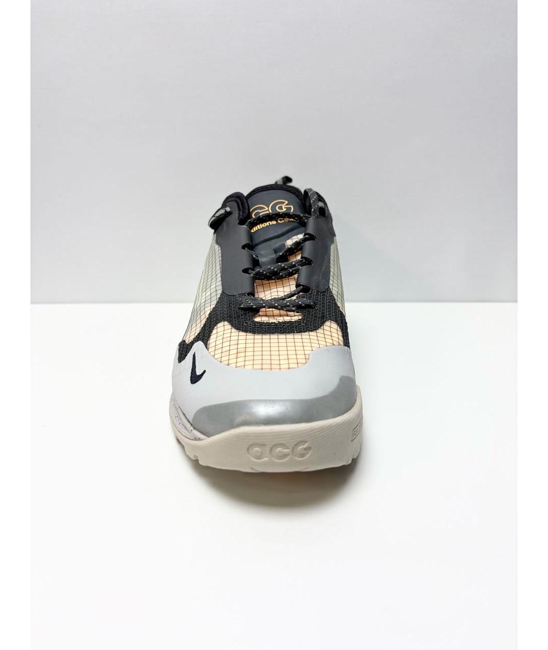 NIKE ACG Серые синтетические низкие кроссовки / кеды, фото 5