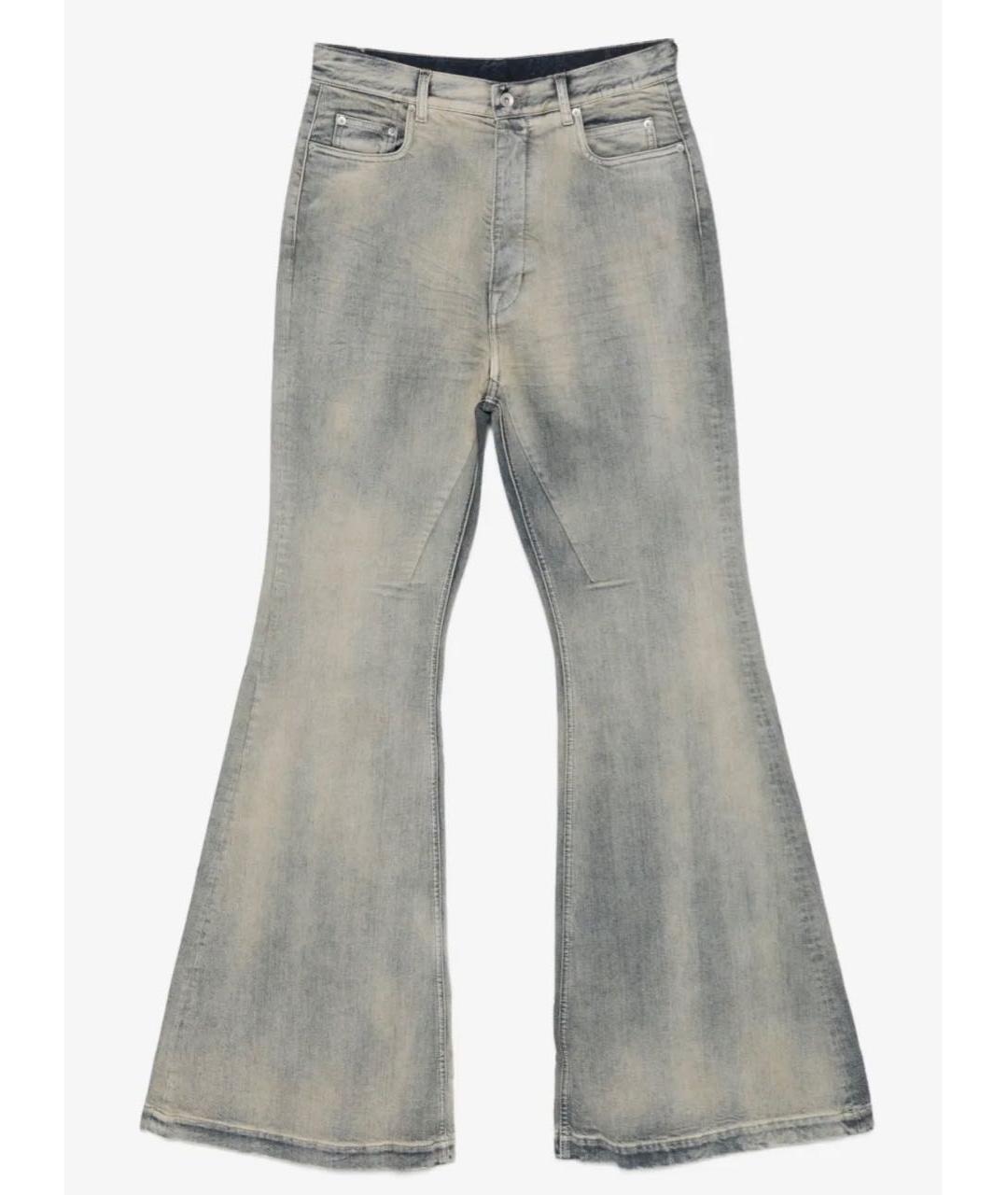 RICK OWENS DRKSHDW Голубые хлопковые джинсы, фото 9