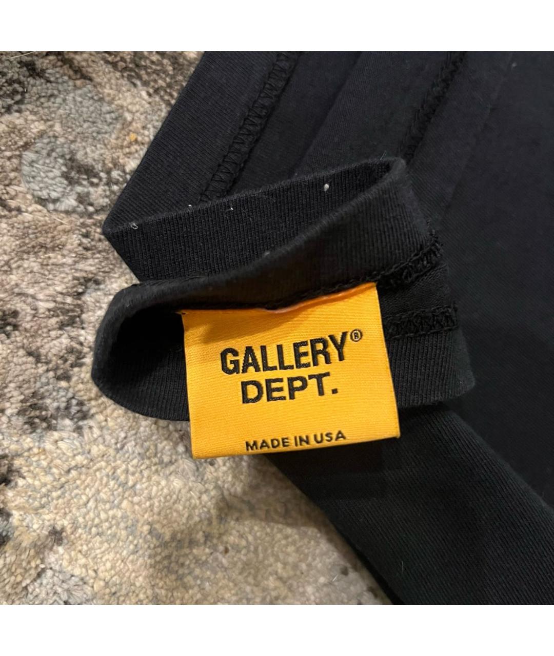 Gallery Dept Черная хлопковая футболка, фото 5