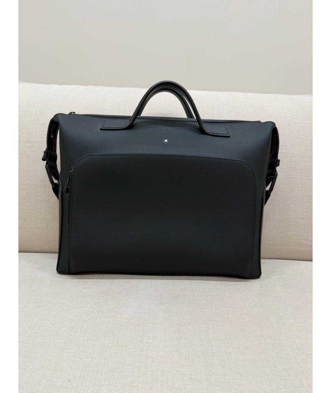 MONTBLANC Черный портфель, фото 1
